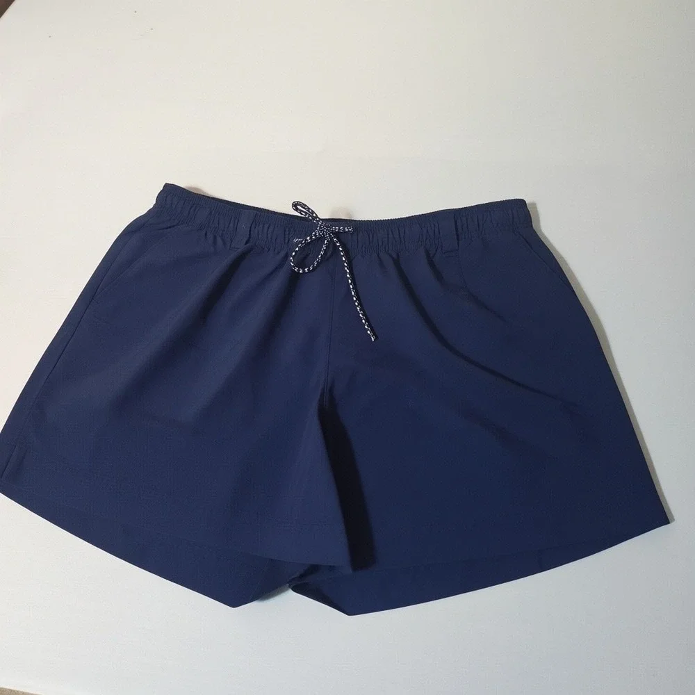 Columbia PFG Shorts Mens L Black Navy Blue LOT OF 2 Fishing Performance Gear